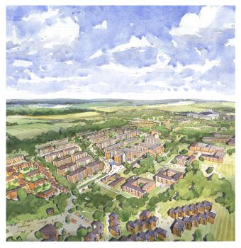 East Slope watercolour 2