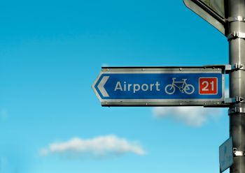 Airport sign
