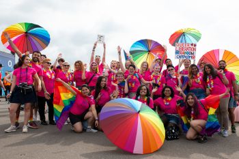Pride umbrellas