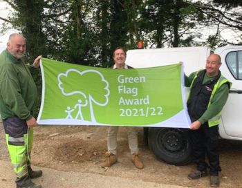 Green Flag Award 2021/22 Banner