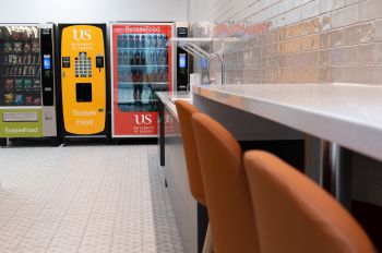 Student Centre heat and eat area