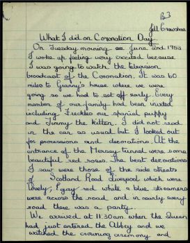 Child essay 1953
