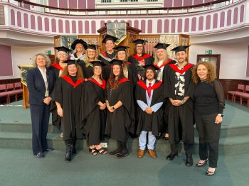 Social Work BA graduates from Highlands College, Jersey