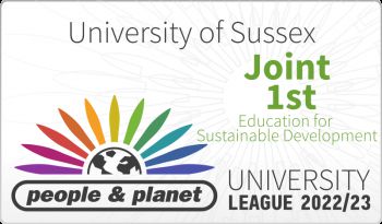 Sussex Joint 1st for Education for Sustainable Development