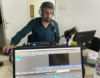 Agricultural Voices Syria Podcasting host
