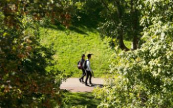 Students on campus