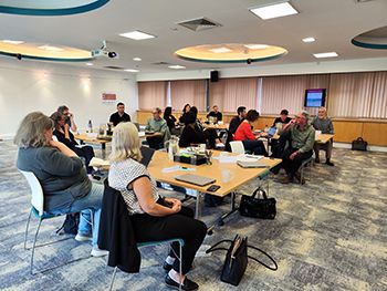 Sussex staff in the Apprenticeships mapping workshop