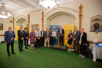 Government ministers, MPs and peers joined Sussex staff and students in the House of Commons earlier last week to celebrate the launch of the University’s 12 new Centres of Excellence