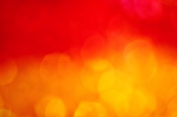 Orange and yellow colours to depict heat