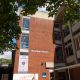 Red Brick building with decal reading 'Bramber House'