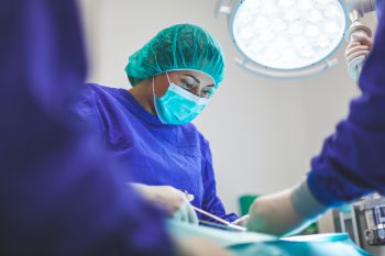 Surgical image from the green report
