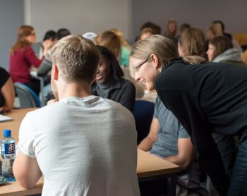 Students supported by lecturer