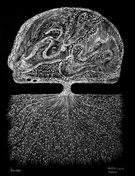 Brain roots by Dania Al Kabbani