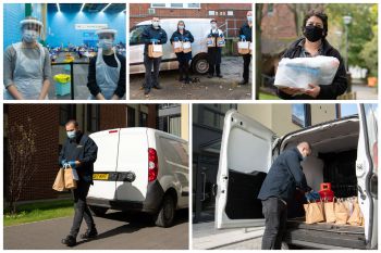 Staff working to support our community through the pandemic
