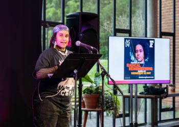 Festival of Ideas: Radical Remembering with Stuart Hall Fellow Subira Joy. Photo credit: Chenying Cannell.