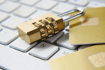 lock on a laptop