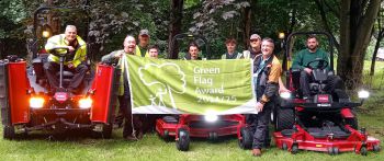 Green Flag 2024-25 with Grounds Team