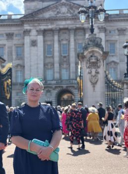 Lisa Holmes at Buckingham Palace