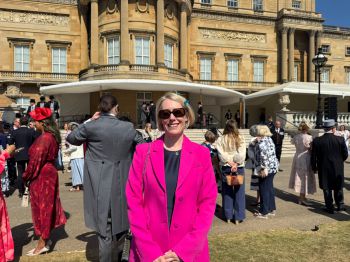 Claire Smith at Buckingham Palace