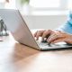 man using laptop