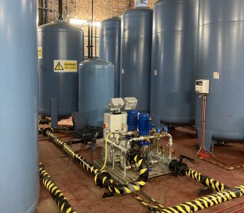District heat network storage tanks