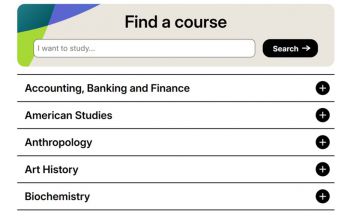 Course page screenshot
