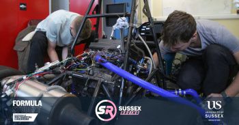 Sussex students developing a hybrid racing car